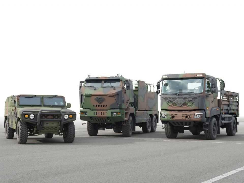 Alguns modelos militares que a Kia já produz atualmente